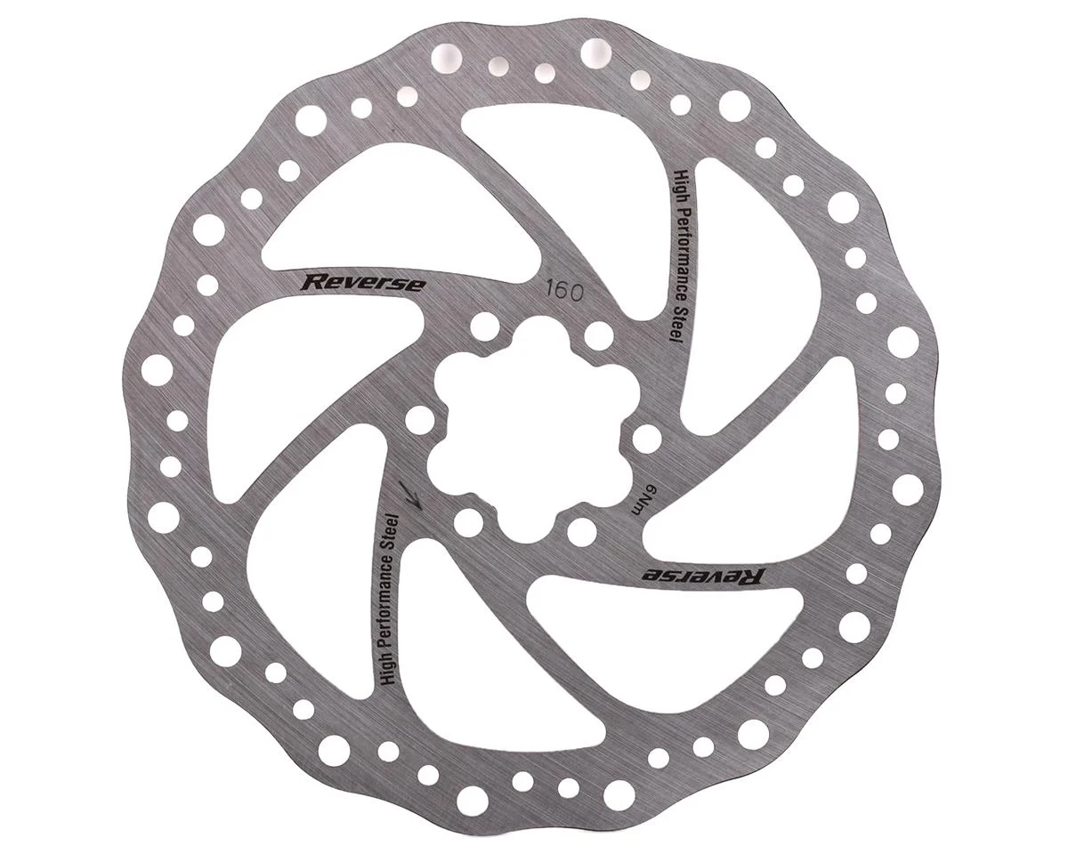 Reverse Components Steel Disc Rotor (Silver) (160mm)